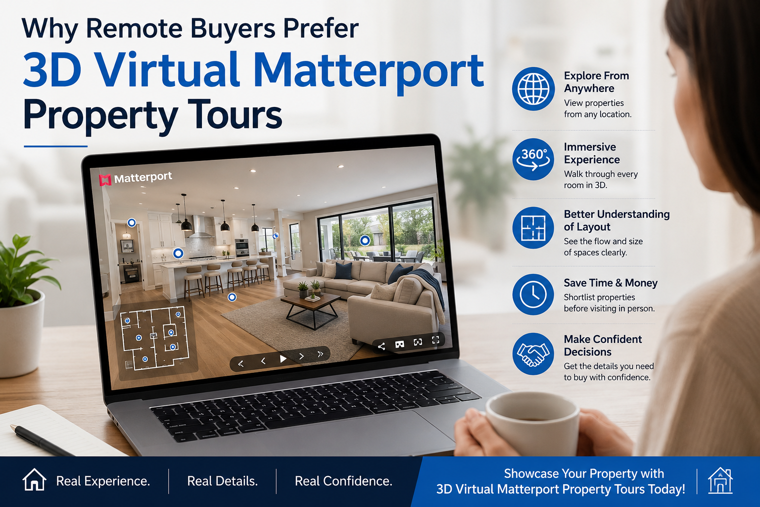 3D Virtual Matterport Property Tours